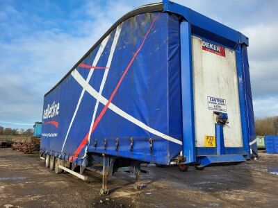 2008 Wilson Triaxle Double Deck Curtainside Trailer