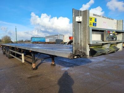 2014 Cartwright 50ft Triaxle Flat Trailer - 2