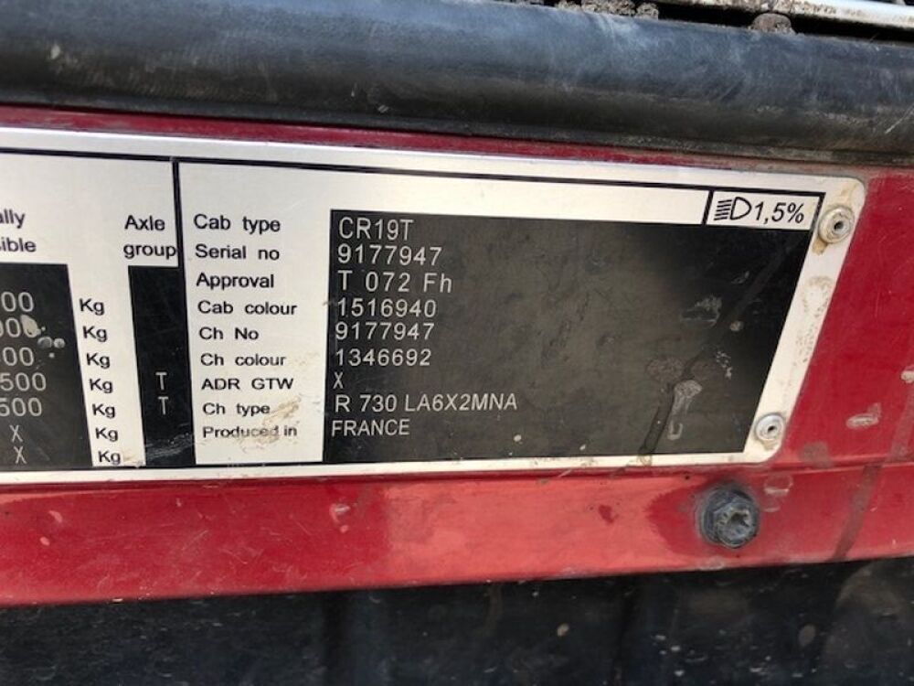 2013 Scania R730 Topline 6x2 65 ton Rear Lift Tractor Unit | Malcolm ...