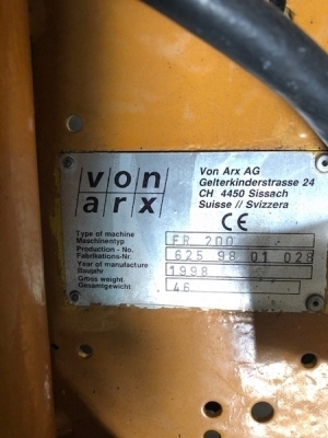 1997 Vonarx FR200 Scarifier - 4