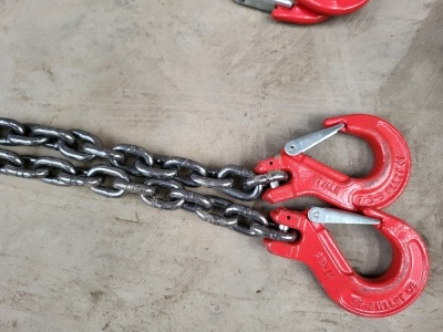 2ton 2 Leg Lifting Chain - 2m Long - 2