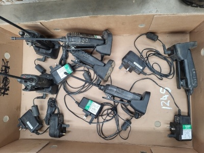 6 x Icom IC-F2000 2 Way Radio's and Chargers 