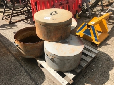4 x Alloy Wheel Acid Dipping Pots
