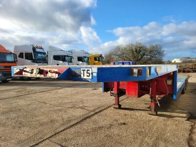 2000 Broshuis E-210720 Triaxle Extendable Stepframe Low Loader