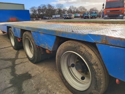 2000 Broshuis E-210720 Triaxle Extendable Stepframe Low Loader - 4