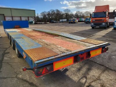 2000 Broshuis E-210720 Triaxle Extendable Stepframe Low Loader - 6