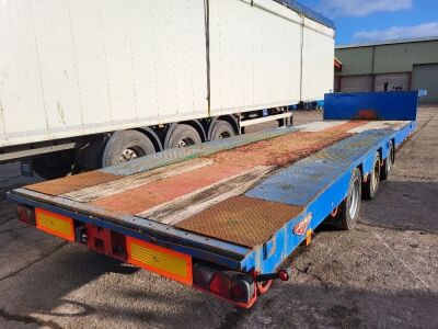 2000 Broshuis E-210720 Triaxle Extendable Stepframe Low Loader - 7