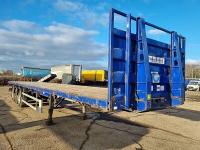 2016 SDC Triaxle PSK Flat Trailer