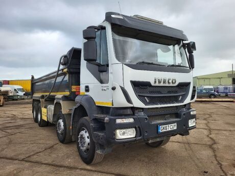 2017 Iveco 410 E6 Trakker 8x4 Tipper