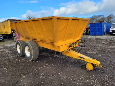 1999 Wooton Tandem Axle Drawbar Tipping Trailer