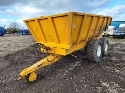 1999 Wooton Tandem Axle Drawbar Tipping Trailer - 2
