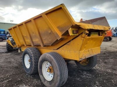 1999 Wooton Tandem Axle Drawbar Tipping Trailer - 3