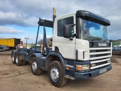 2004 Scania 114C 340 8x4 Hook Loader