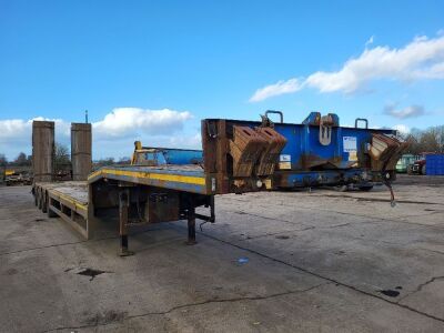 2002 Faymonville Quad Axle Rear Steer Low Loader