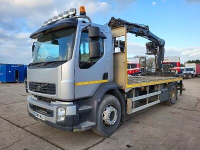 2013 Volvo FL 4x2 Flat Body Grab Wagon