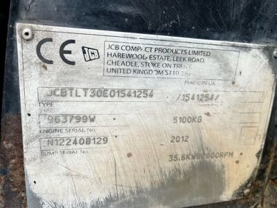 2012 JCB TLT30D 4x4 Forklift - 10