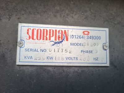 Scorpion DI235 Industrial Generator 235kva - 9