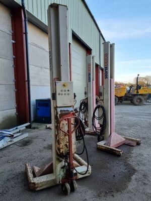 2003 Steril Koni ST-1072 Mobile Vehicle Lifts x 4