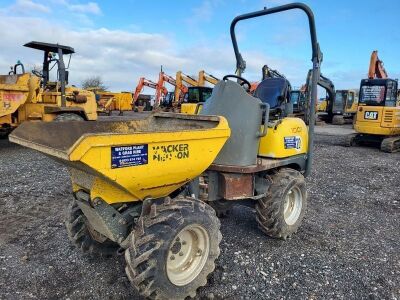 2015 Wacker Neuson 1 ton Hi Tip Dumper