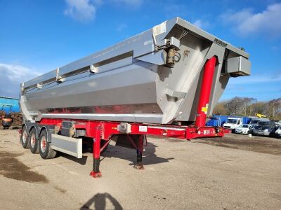 2017 Fruehauf Half Pipe Triaxle Tipping Trailer