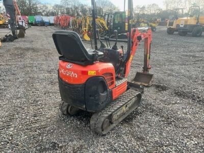 2019 Kubota K008 Mini Digger - 2