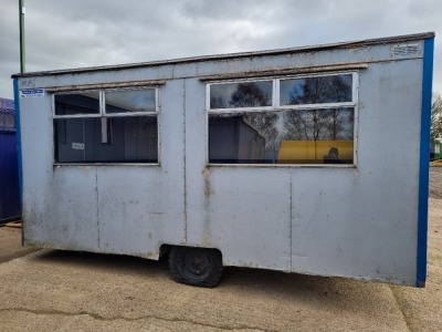 Single Axle Drawbar Office Trailer 12 x 7ft - 5