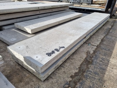 2 x 6100 x 1000 x 140 Concrete Panels