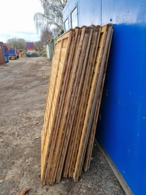 8 1/2 x Wood Fence Panels - 2