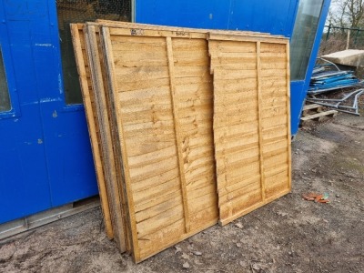 8 1/2 x Wood Fence Panels - 4