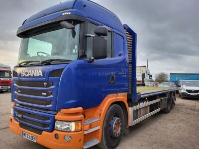 2013 Scania G440 Triaxle Flatbed Rigid - 2