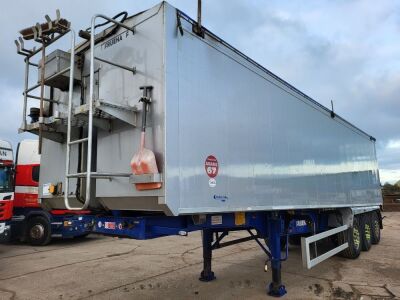 2013 Fruehauf Triaxle Alloy Body Grain Spec Tipping Trailer