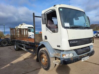 2002 DAF LF55 220 18 ton 4x2 Beavertail Rigid - 2