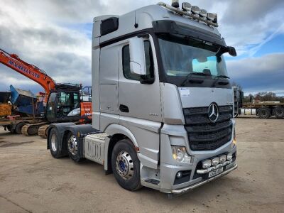 2015 Mercedes Actros 2551 6x2 Midlift Tractor Unit