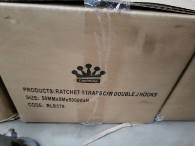 10x 8m Ratchet Straps