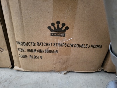 10x 8m Ratchet Straps