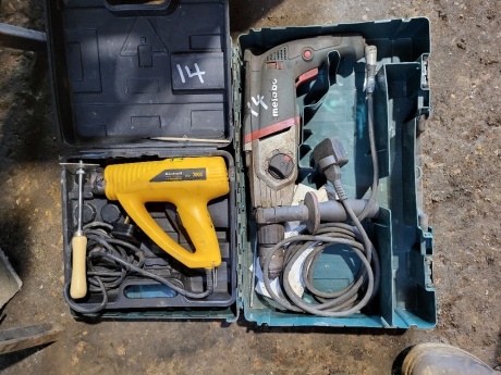 Electric Drill & Heat Gun