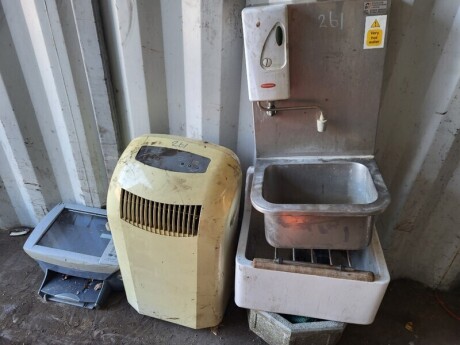 2x Sinks, Aircon Unit & Printer