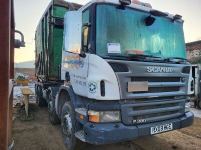 2008 Scania P380 8x4 Hook Loader - 5