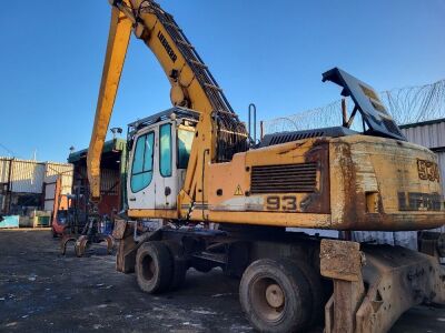 2007 Liebherr A934C Wheeled Scrap Handler - 2