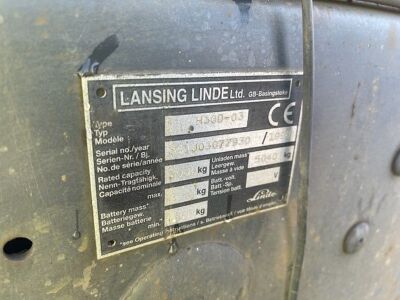 1998 Linde H30D-03 Diesel Forklift - 8