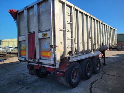 1995 Fruehauf Triaxle Alloy Body Tipping Trailer - 3