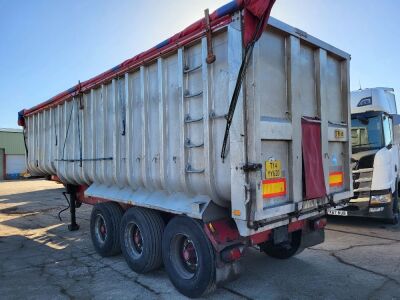 1995 Fruehauf Triaxle Alloy Body Tipping Trailer - 4