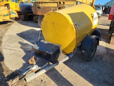 Fuel Proof Single Axle Drawbar 1000ltr Fuel Tank