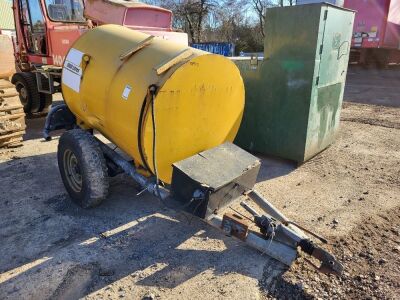 Fuel Proof Single Axle Drawbar 1000ltr Fuel Tank - 2