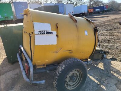 Fuel Proof Single Axle Drawbar 1000ltr Fuel Tank - 3