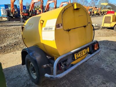 Fuel Proof Single Axle Drawbar 1000ltr Fuel Tank - 4