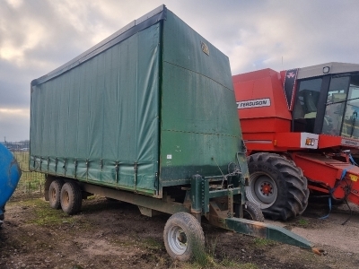 Tandem Axle Drawbar Curtainside Trailer