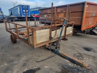 Single Axle Drawbar Tipping Trailer