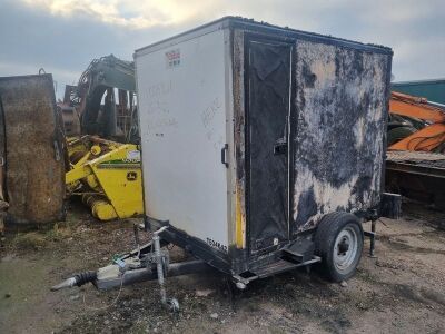 Hydraulic Oil Clean/Dirty Pumping System Fitted in Hazelwood Single Axle Drawbar Box Trailer