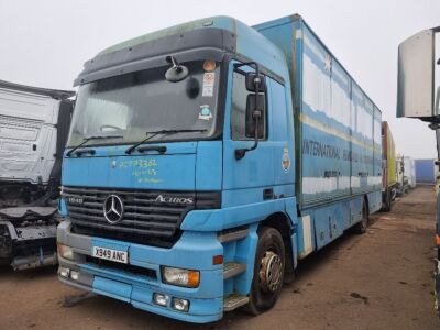 2000 Mercedes Actros 4x2 Removals Box Van